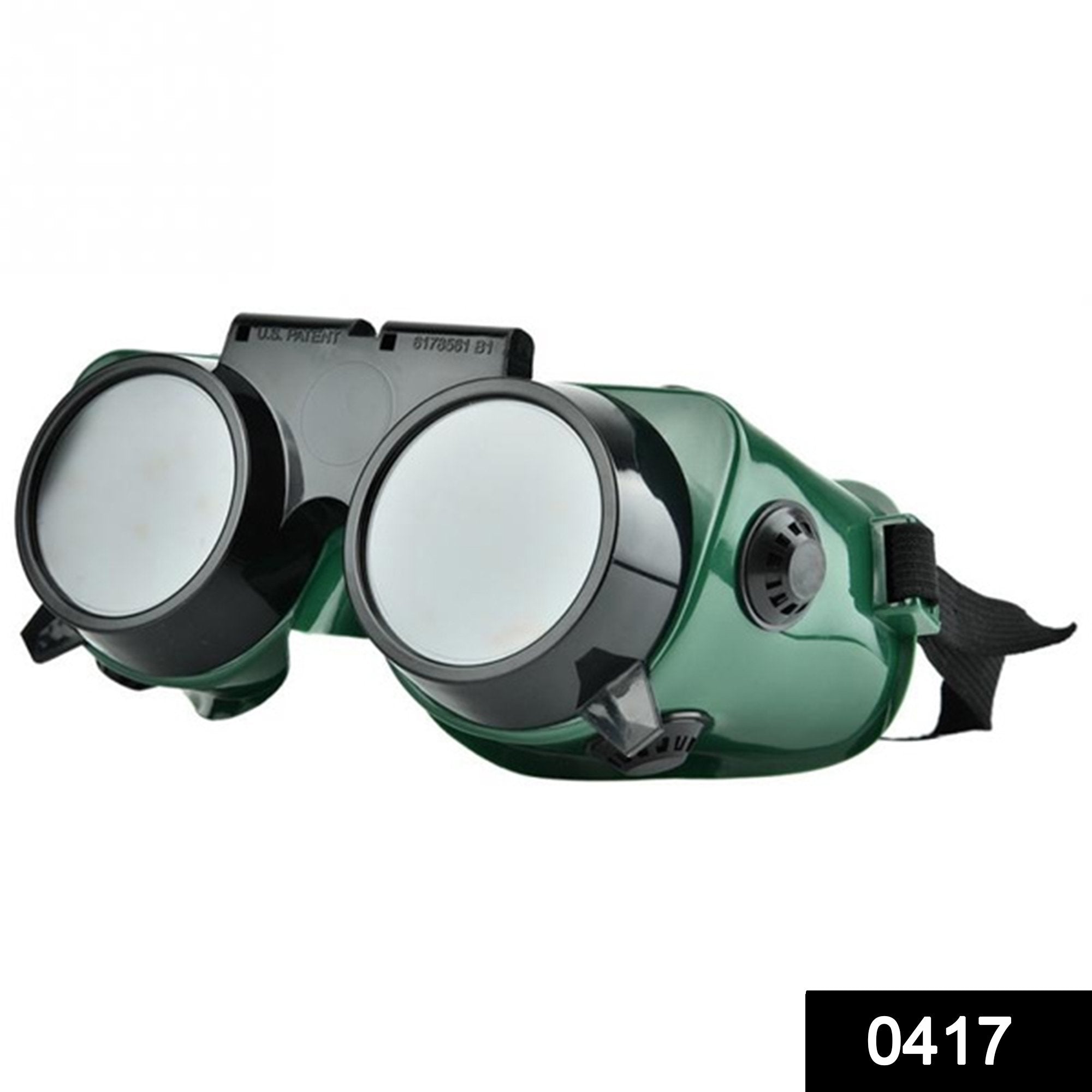 0417 Welding Goggles (Dark Green, Large) - SkyShopy 0417 Welding Goggles (Dark Green, Large) - SkyShopy